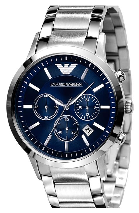 armani chronograph stainless steel.